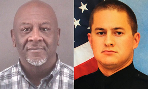 la víctima y el asesino Un policía blanco mata a un afroamericano en un control policial